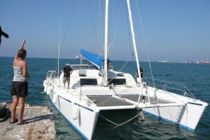 exterior, Naval Force 3, catamaran for sale