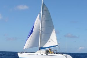 underway, Naval Force 3, catamaran for sale