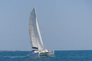 underway, Naval Force 3, catamaran for sale