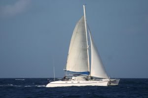 underway, Naval Force 3, catamaran for sale