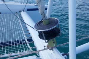 deck, Naval Force 3, catamaran for sale