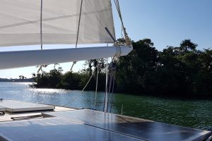 deck, Naval Force 3, catamaran for sale