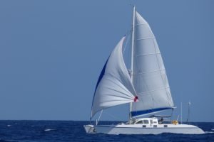 underway, Naval Force 3, catamaran for sale