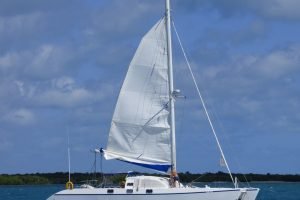 underway, Naval Force 3, catamaran for sale