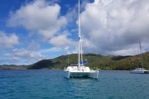exterior, Naval Force 3, catamaran for sale