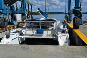 boatyard, Naval Force 3, catamaran for sale