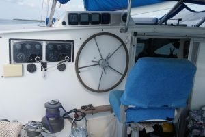 helm, Naval Force 3, catamaran for sale