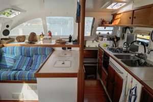 interior, Naval Force 3, catamaran for sale