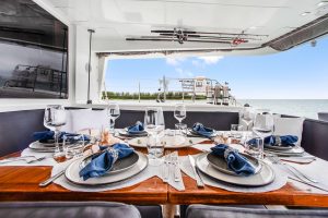 cockpit, Lagoon 560, catamaran for sale