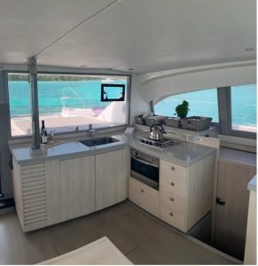 interior, Leopard 40, catamaran for sale