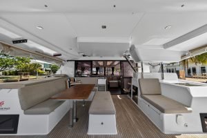cockpit, FP 47 Tanna, catamaran for sale