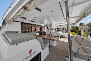 cockpit, FP 47 Tanna, catamaran for sale