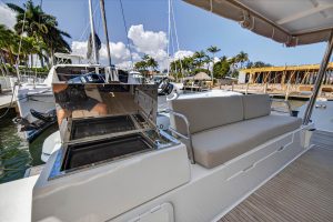 cockpit, FP 47 Tanna, catamaran for sale