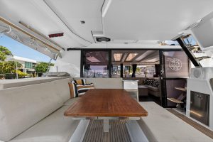cockpit, FP 47 Tanna, catamaran for sale