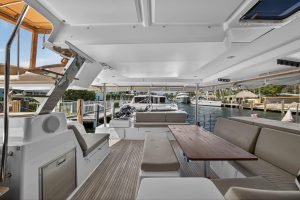 cockpit, FP 47 Tanna, catamaran for sale