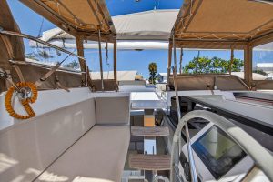 cockpit, FP 47 Tanna, catamaran for sale