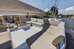 cockpit, FP 47 Tanna, catamaran for sale