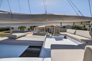 deck, FP 47 Tanna, catamaran for sale