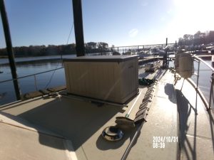 deck, President 43, trawler for sale