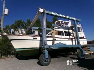 boatyard, President 43, trawler for sale