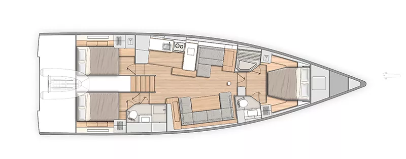 Beneteau 54 Oceanis, sailboat for sale