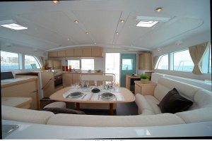 salon, Lagoon 440, catamaran for sale