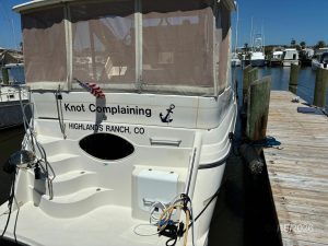 cockpit, Maxum 4100 SCA, trawler for sale