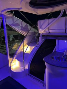 deck, Maxum 4100 SCA, trawler for sale
