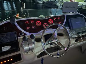 helm, Maxum 4100 SCA, trawler for sale