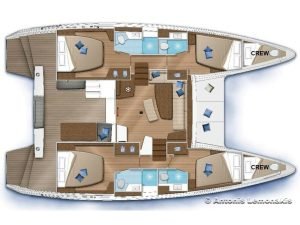 Lagoon 42 layout drawing 6