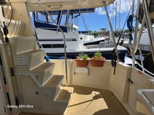 cockpit, Mainship 400, trawler for sale