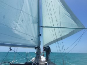 underway, Rival 41, sailboat for sale