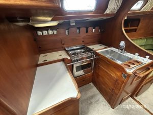 interior, Rival 41, sailboat for sale
