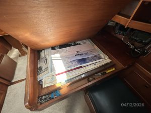 navigation station, Rival 41, sailboat for sale