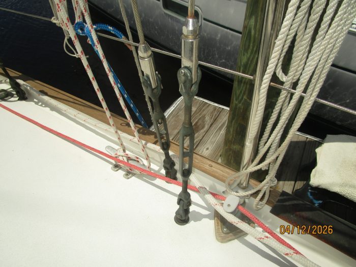 deck, Rival 41, sailboat for sale