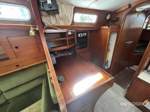 navigation station, Rival 41, sailboat for sale