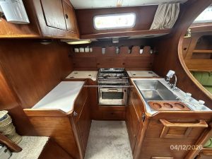 interior, Rival 41, sailboat for sale