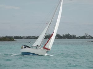 underway, Rival 41, sailboat for sale