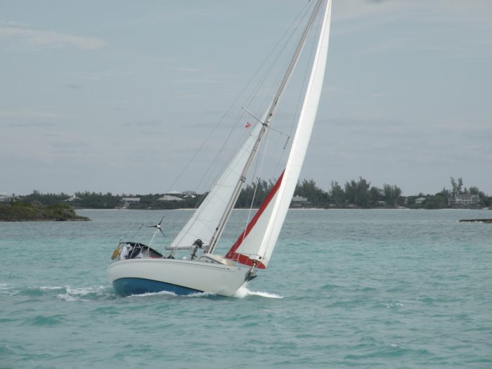 underway, Rival 41, sailboat for sale