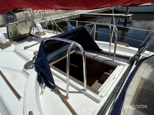 cockpit, Rival 41, sailboat for sale