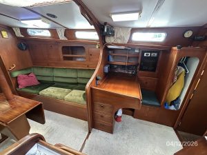navigation station, Rival 41, sailboat for sale