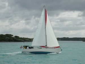 underway, Rival 41, sailboat for sale