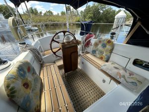 helm, Rival 41, sailboat for sale