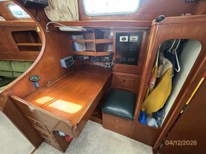 navigation station, Rival 41, sailboat for sale