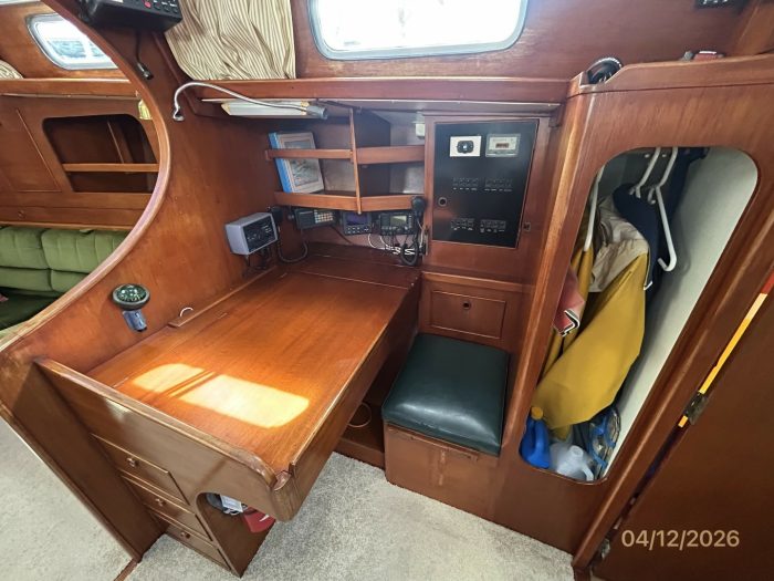 navigation station, Rival 41, sailboat for sale