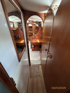 interior, Rival 41, sailboat for sale
