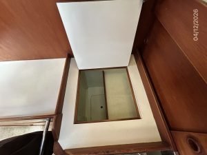 interior, Rival 41, sailboat for sale