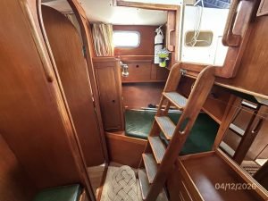 interior, Rival 41, sailboat for sale
