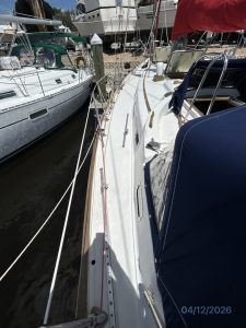 deck, Rival 41, sailboat for sale