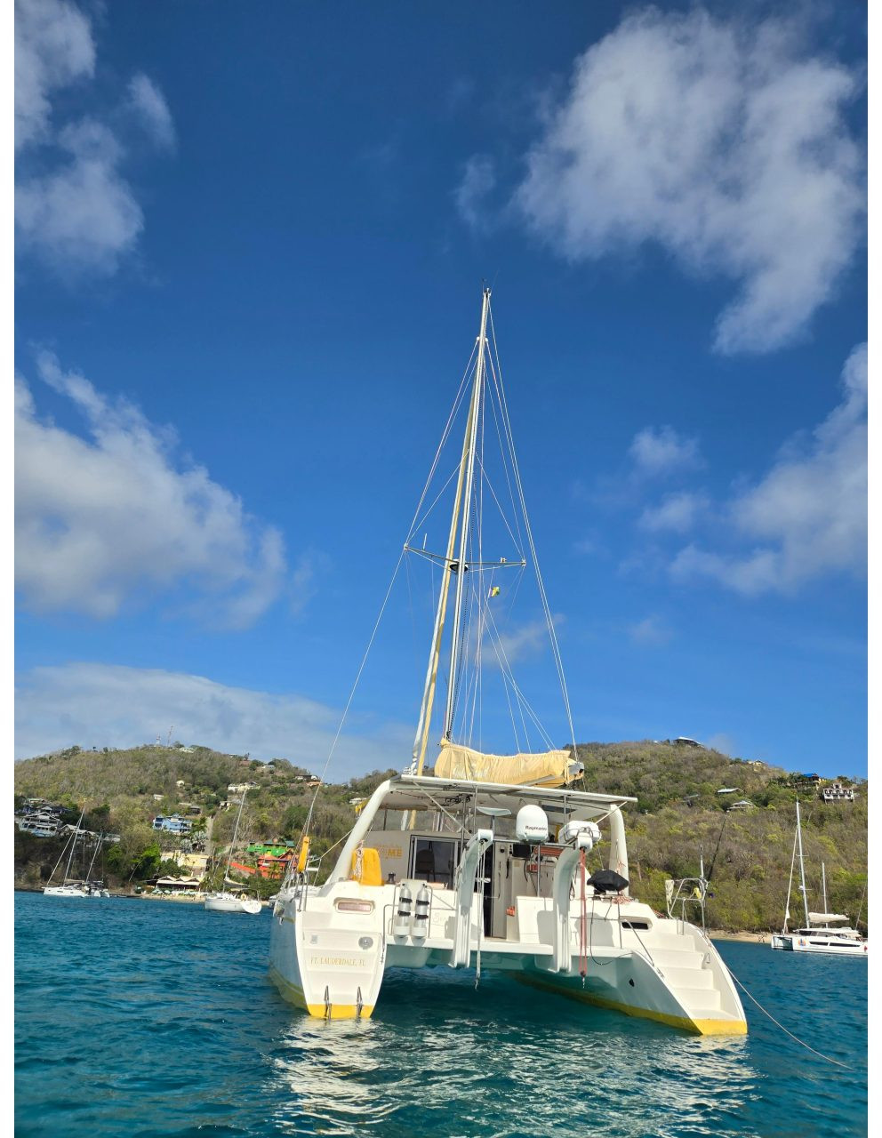 exterior, Admiral 40, catamaran for sale